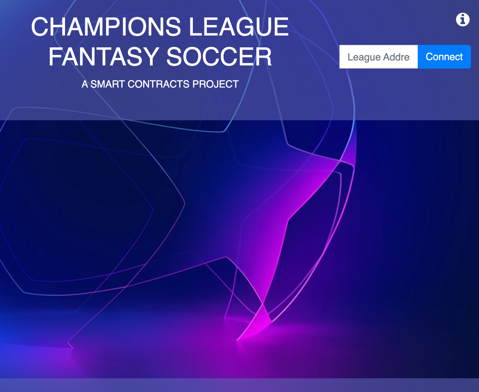 Fantasy Soccer DApp